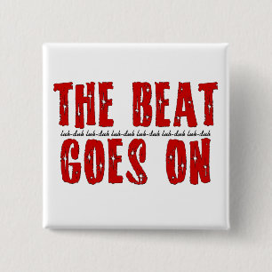 Hartaanval T-shirts   Giften voor patiënten met ee Vierkante Button 5,1 Cm