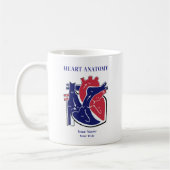 Hartanatomie Koffiemok (Links)