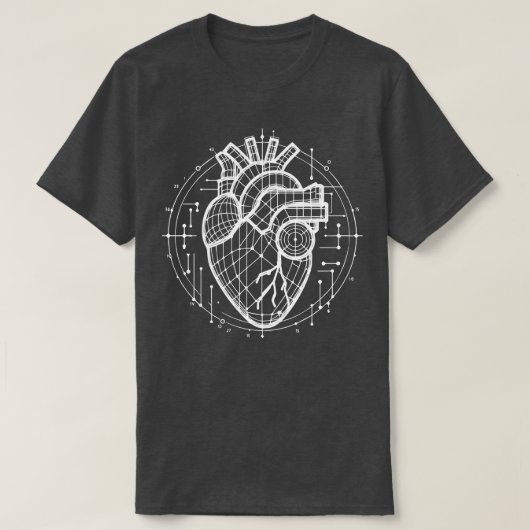 Hartanatomie T-shirt (Design voorkant)