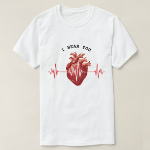 hartarts hartdokter cardiologie Ik hoor je T-shirt
