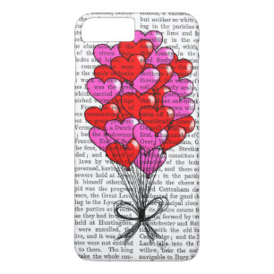 Hartballon Illustratie voor Valentijnsdag iPhone 8 Plus / 7 Plus Hoesje