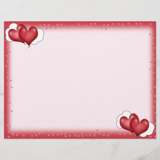 Hartballonnen met weinig hart flyer (Voorkant)