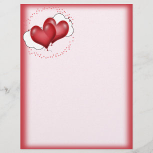 Hartballonnen met weinig hart flyer