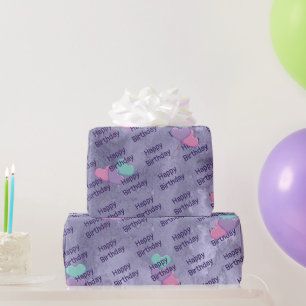 Hartballonnen Verjaardags Inpakpapier