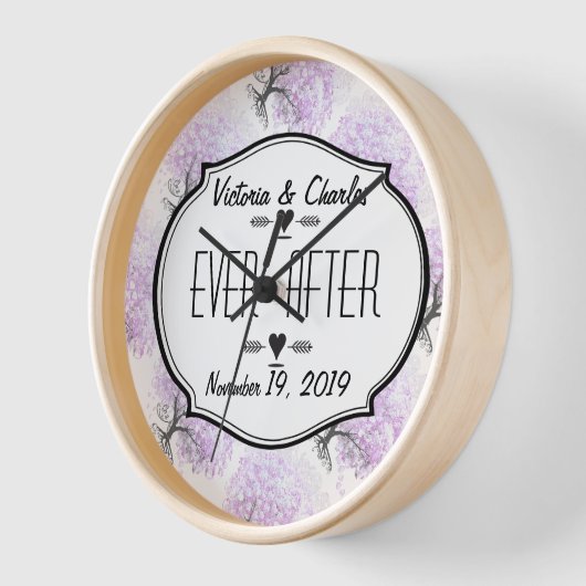 Hartbladige lavendelboom vintage vogel bruiloft (Hoek)