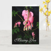 Hartbloemen missen je Kaart (Gele Bloem)