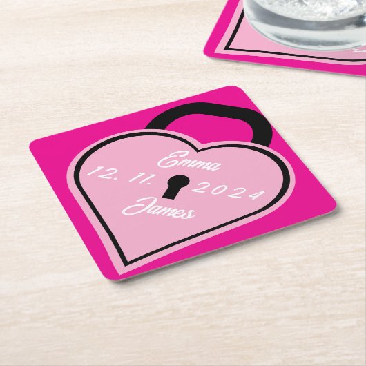 Hartblok Kartonnen Onderzetters (Schuin)