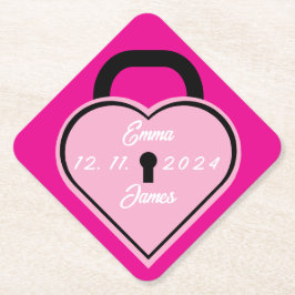 Hartblok Kartonnen Onderzetters