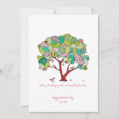 Hartboom Gelukkige Valentijnsdag Vakantietkaart Feestdagenkaart (Voorkant)