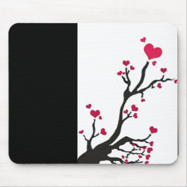 Hartboom zwart muismat