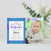 Hartbreker Kids Foto Verjaardagsfeest Bedankt (Staand voorkant)