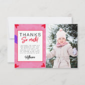 Hartbreker Kids Foto Verjaardagsfeest Bedankt (Voorkant)