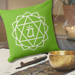 hartchakra Anahata Groene meditatie Kussen