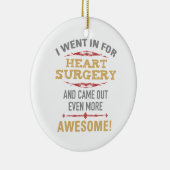 Hartchirurgie herstel Humor Keramisch Ornament (Rechts)