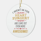 Hartchirurgie herstel Humor Keramisch Ornament (Links)