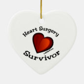 Hartchirurgie Survifeer Keramisch Ornament (Achterkant)