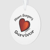 Hartchirurgie Survifeer Ornament (voorkant)