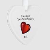 Hartchirurgie Survivor 2017 Ornament (voorkant)