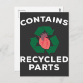 Hartchirurgie Survivor Bypass Open Heart Recovery Briefkaart (Voorkant / Achterkant)