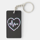 Hartcontrole acryl Sleutelhanger (achterkant)