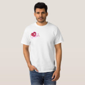 Hartcurve met medische stethoscoop 3 t-shirt (Voorkant volledig)