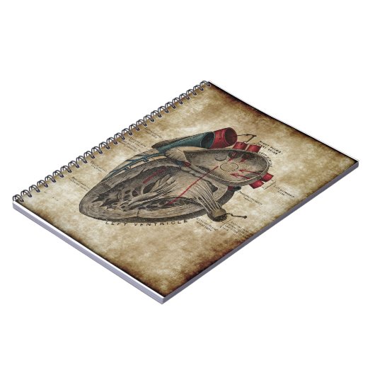 hartdiagram notebook notitieboek (Linkerzijde)