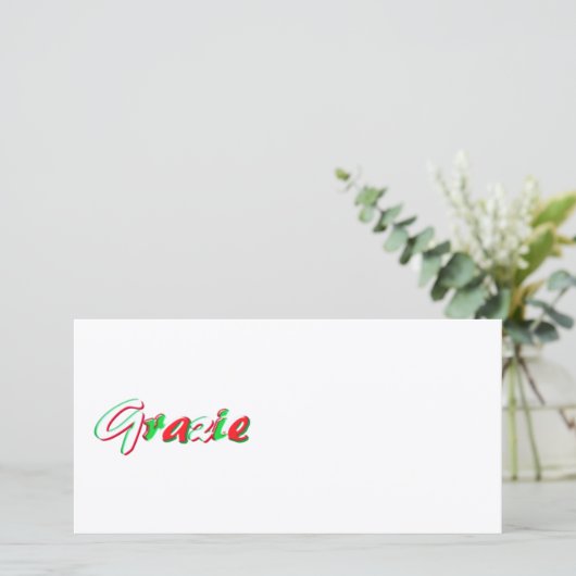 Hartelijk Bedankt (Staand voorkant)