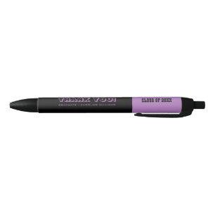 Hartelijk Bedankt Aangepaste promotiepennen voor Zwarte Inkt Pen