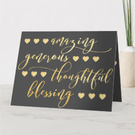 Hartelijk Bedankt! Bedankkaart