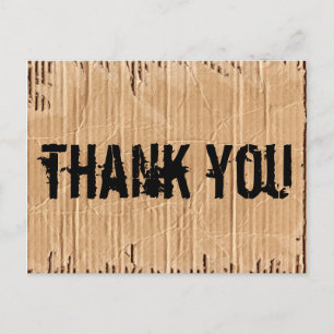 hartelijk bedankt briefkaart