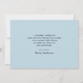 HARTELIJK BEDANKT | Eenvoudige kaart voor afstuder (Achterkant)