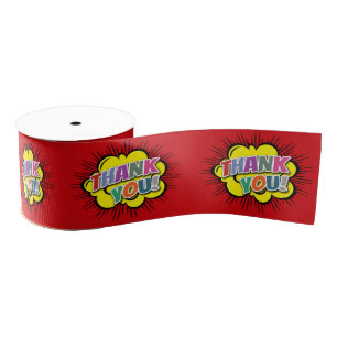 Hartelijk Bedankt Grosgrain Lint