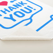 Hartelijk Bedankt | Hartstethoscoop Sherpa Deken (3/4)