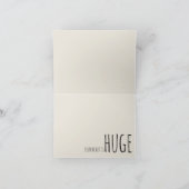 Hartelijk Bedankt Kaart (Binnen)