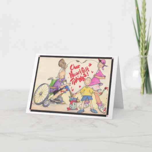 Hartelijk Bedankt Kaart (Voorkant)