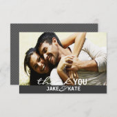 Hartelijk Bedankt | Wij Notitiekaartje (Voorkant / Achterkant)