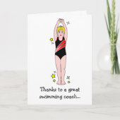 Hartelijk Bedankt: Zwemmellak Bedankkaart (Voorkant)