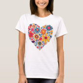 Hartelijk bloesem t-shirt (Voorkant)