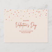 Hartelijk Confetti Valentijnsdag Briefkaart (Voorkant)