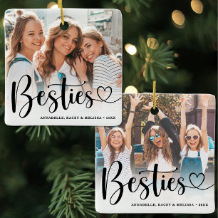Hartelijk Cute Foto van Beste Vriendinnen Keramisch Ornament