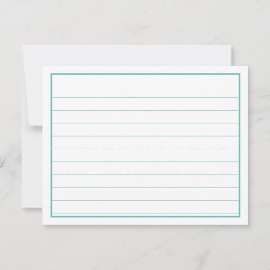 Hartelijk dank: 80e Blauwgroen/White Bday Number P (Achterkant)