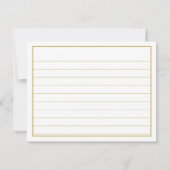 Hartelijk dank: 80th Black/Gold Bday Number Patter (Achterkant)