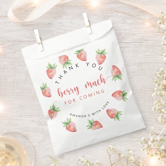 Hartelijk dank aan Berry Bedankzakje (Geknipt)