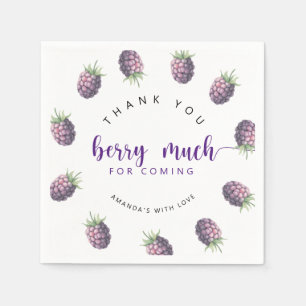 Hartelijk dank aan Berry Servet