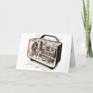 Hartelijk dank aan mijn man - radio bedankkaart