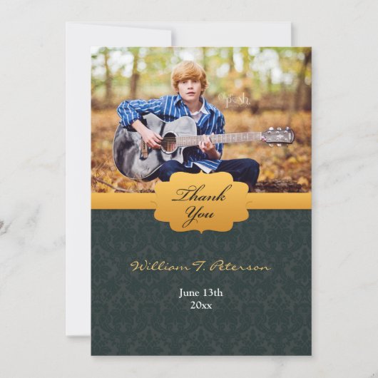 Hartelijk dank Afstuderen Foto Bedankkaart (Voorkant)