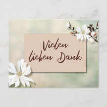 Hartelijk dank Ansichtkaart
