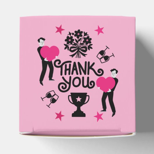 Hartelijk dank bedankdoosjes (Bovenkant)