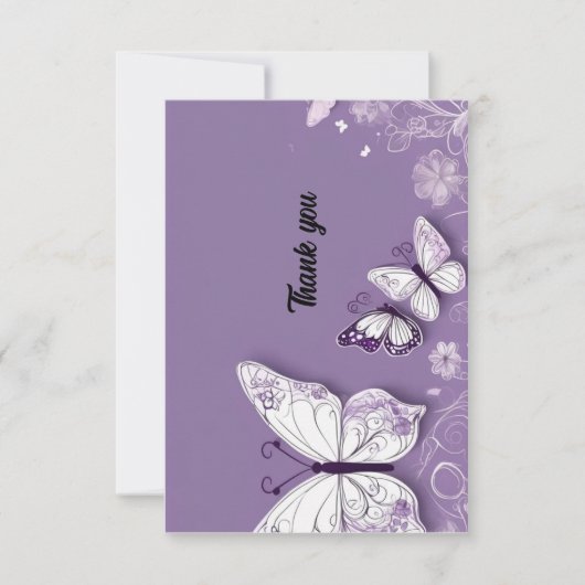 Hartelijk dank bedankkaart (Voorkant)