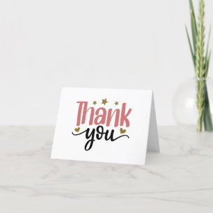 Hartelijk dank bedankkaart